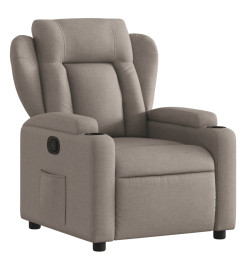 Fauteuil inclinable Taupe Tissu