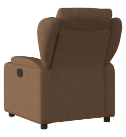 Fauteuil inclinable Marron Tissu