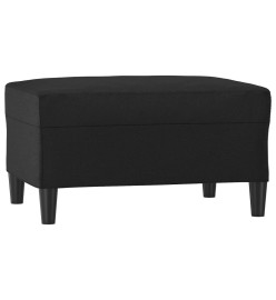 Ensemble de canapés 4 pcs avec coussins Noir Similicuir