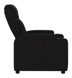 Fauteuil inclinable Noir Tissu