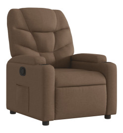 Fauteuil inclinable Marron Tissu