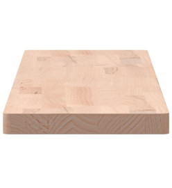 Étagère murale 100x20x2,5 cm bois massif de hêtre