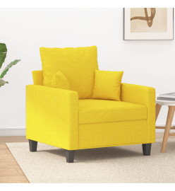 Fauteuil Jaune clair 60 cm Tissu