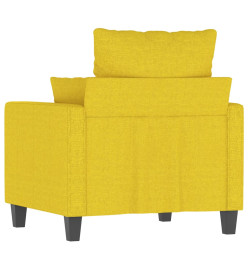 Fauteuil Jaune clair 60 cm Tissu