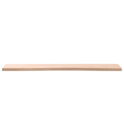 Dessus de bureau 110x(50-55)x2,5 cm bois massif de hêtre