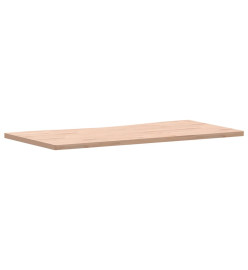 Dessus de bureau 110x(50-55)x2,5 cm bois massif de hêtre