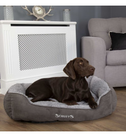 Scruffs Lit à boîte pour chien Cosy Gris XL