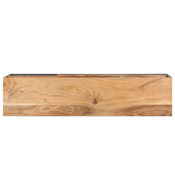 Meuble TV 130x30x45 cm Bois d'acacia massif