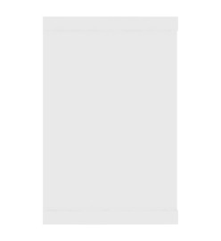 Étagères cube murales 6 pcs Blanc 60x15x23 cm Aggloméré