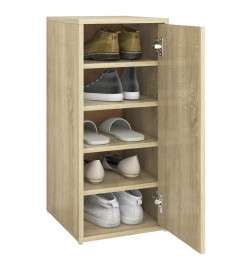 Armoire à chaussures Chêne sonoma 32x35x70 cm Aggloméré