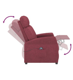 Fauteuil Rouge bordeaux Tissu