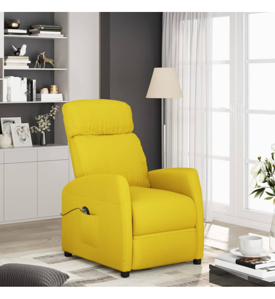 Fauteuil Jaune clair Tissu