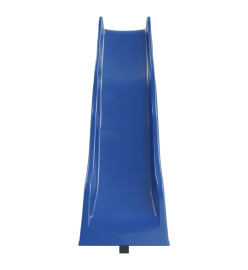 Toboggan de jeu bleu 210x40 cm polypropylène