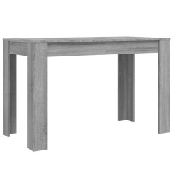 Table à dîner sonoma gris 120x60x76 cm bois d'ingénierie