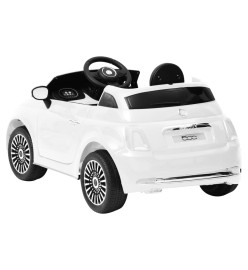 Voiture électrique pour enfants Fiat 500 Blanc