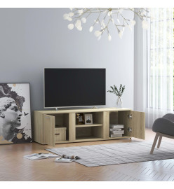 Meuble TV Chêne sonoma 120x34x37 cm Aggloméré