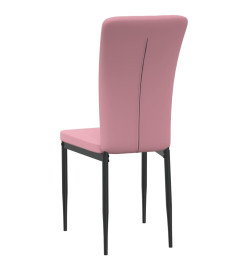 Chaises à manger lot de 4 Rose Velours