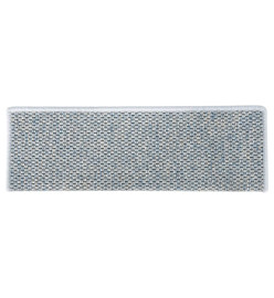 Tapis d'escalier autocollants 15 pcs 65x21x4 cm Bleu