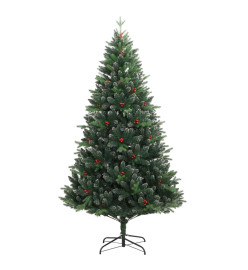 Sapin de Noël artificiel articulé 150 LED et boules 150 cm