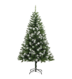 Sapin de Noël artificiel articulé 150 LED et boules 150 cm