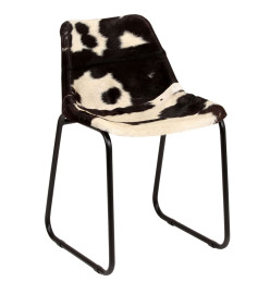 Chaises à manger lot de 6 cuir véritable de chèvre