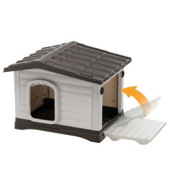 Ferplast Niche pour chien Dogvilla 60 58x48x44 cm Gris