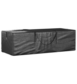 Sacs de rangement pour coussins de jardin 2 pcs noir