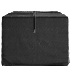 Sacs de rangement pour coussins de jardin 2 pcs noir