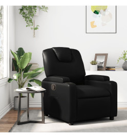 Fauteuil inclinable Noir Similicuir