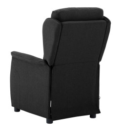 Fauteuil de massage Noir Tissu