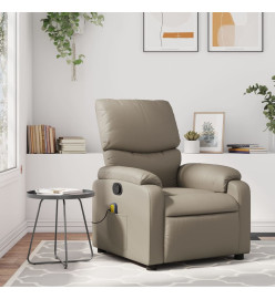 Fauteuil de massage inclinable Cappuccino Similicuir