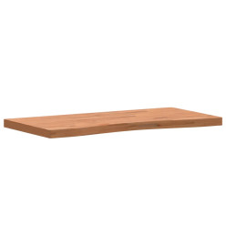 Dessus de bureau 100x(45-50)x4 cm bois massif de hêtre