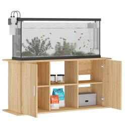 Support d'aquarium chêne sonoma 121x41x58 cm bois d'ingénierie