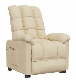 Fauteuil Crème Tissu