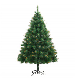 Sapin de Noël artificiel articulé 150 LED et boules 150 cm