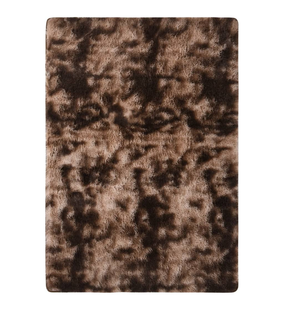 Tapis à poils longs Taupe 170x120 cm