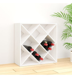 Armoire à vin Blanc 62x25x62 cm Bois de pin massif