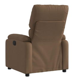 Fauteuil inclinable Marron Tissu