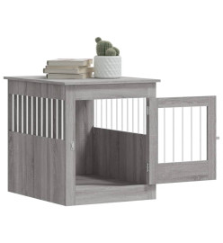 Meuble de cage pour chiens sonoma gris 64,5x80x71 cm