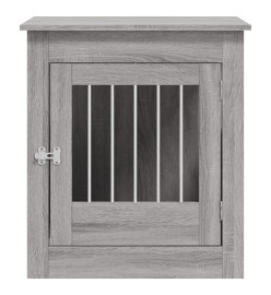 Meuble de cage pour chiens sonoma gris 64,5x80x71 cm