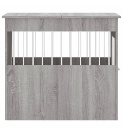 Meuble de cage pour chiens sonoma gris 64,5x80x71 cm