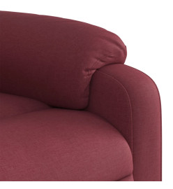 Fauteuil inclinable Rouge bordeaux Tissu