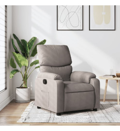 Fauteuil inclinable Taupe Tissu