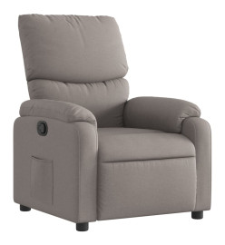 Fauteuil inclinable Taupe Tissu