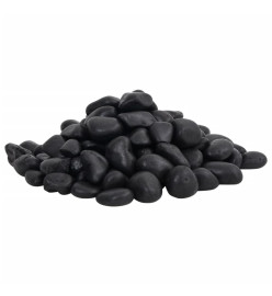 Galets polis 10 kg noir 2-5 cm