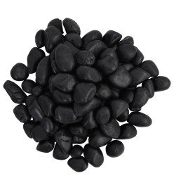 Galets polis 10 kg noir 2-5 cm