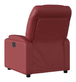 Fauteuil inclinable Rouge bordeaux Similicuir