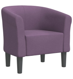 Fauteuil cabriolet violet tissu