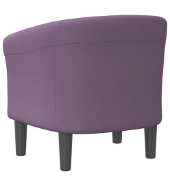 Fauteuil cabriolet violet tissu