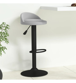 Tabouret de bar Gris clair Velours